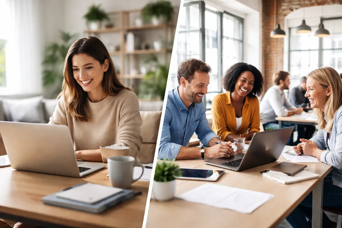 Faut-il privilégier le télétravail ou le présentiel pour son équipe